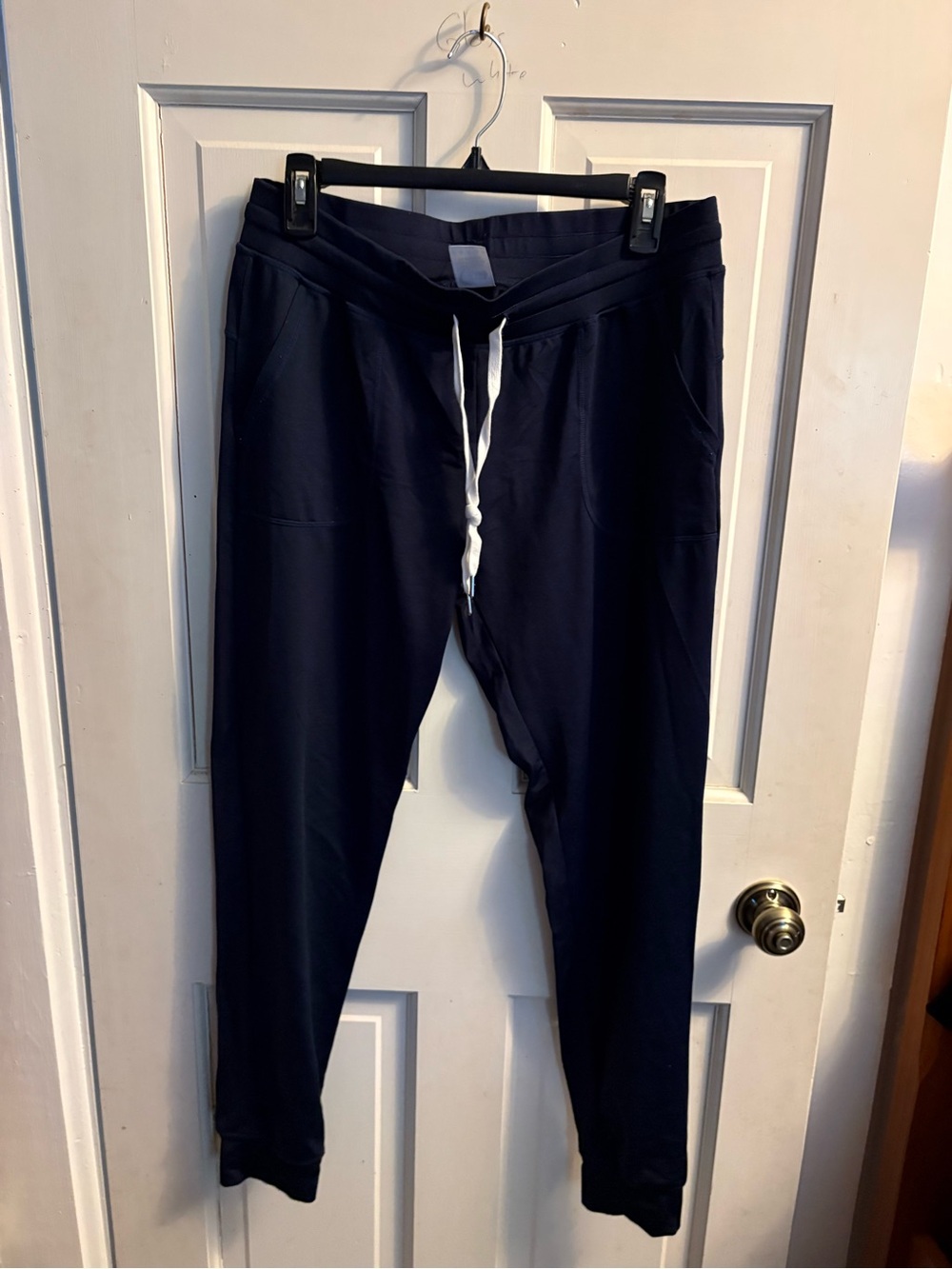 Women’s Zyia Navy Jogger Pants with Drawstring